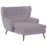 XXL-SESSEL Flachgewebe Altrosa    - Altrosa, Design, Holz/Textil (120/101/165cm) - Stylife