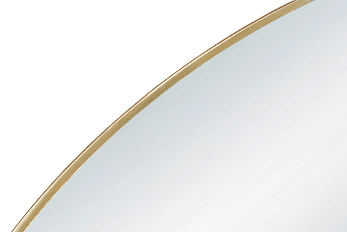NÁSTENNÉ ZRKADLO 50/50/1 cm  - zlatá, Konventionell, kov/sklo (50/50/1cm)