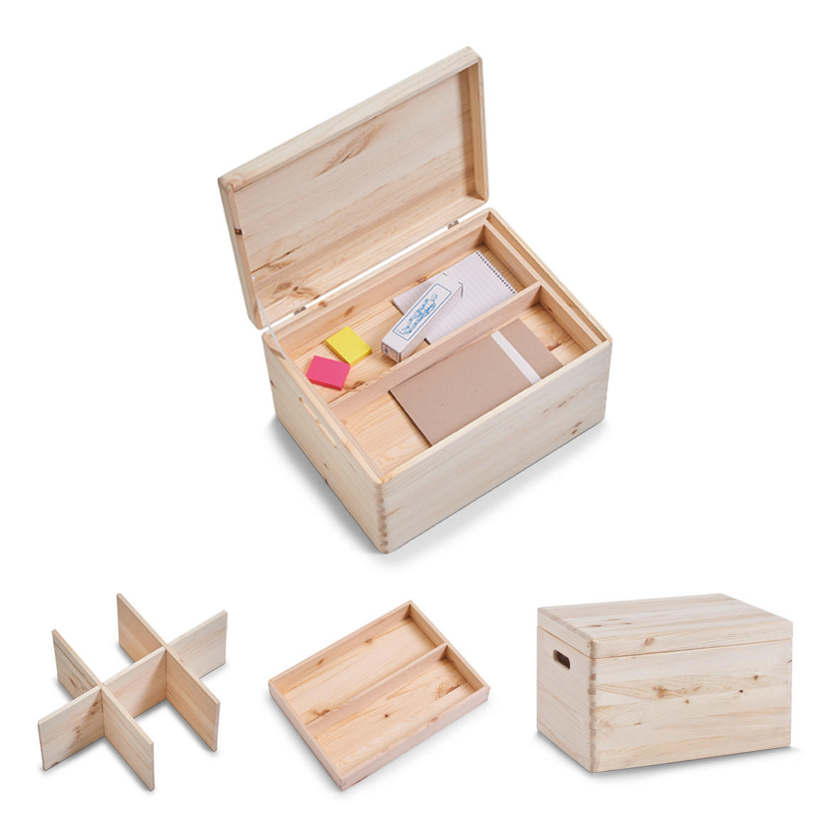 ORGANIZER  - Naturfarben, Basics, Holz (40/30/24cm) - Zeller Present
