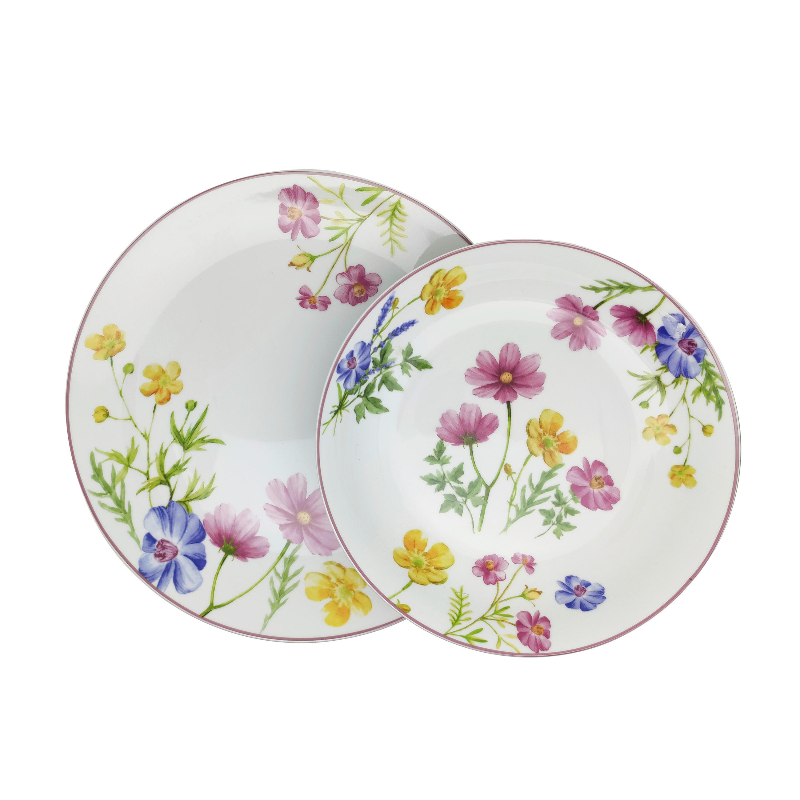 JÍDELNÍ SOUPRAVA porcelán keramika  - zelená/žlutá, Lifestyle, keramika - Landscape
