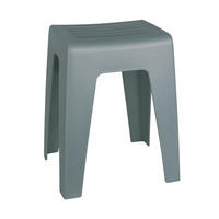 BADHOCKER - Grau, KONVENTIONELL, Kunststoff (38/47/32cm) - Schöner Wohnen