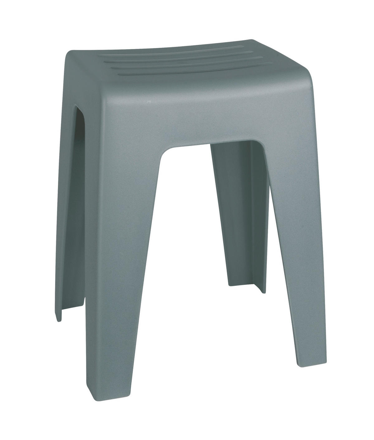 BADHOCKER - Grau, KONVENTIONELL, Kunststoff (38/47/32cm) - Schöner Wohnen