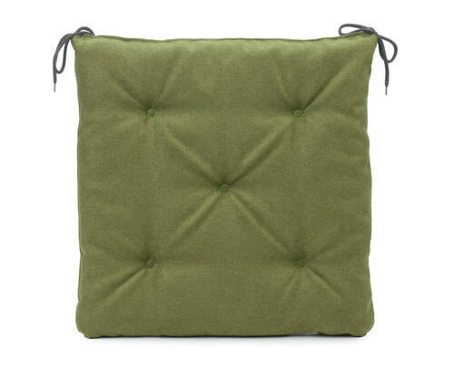 PODUŠKA NA SEDENIE, 40/40/4 cm - zelená, Basics, textil (40/40/4cm) - Novel