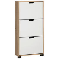 SCHUHKIPPER  in 59,8/124/19,55 cm  - Schwarz/Eiche Artisan, Design, Holzwerkstoff/Kunststoff (59,8/124/19,55cm) - MID.YOU