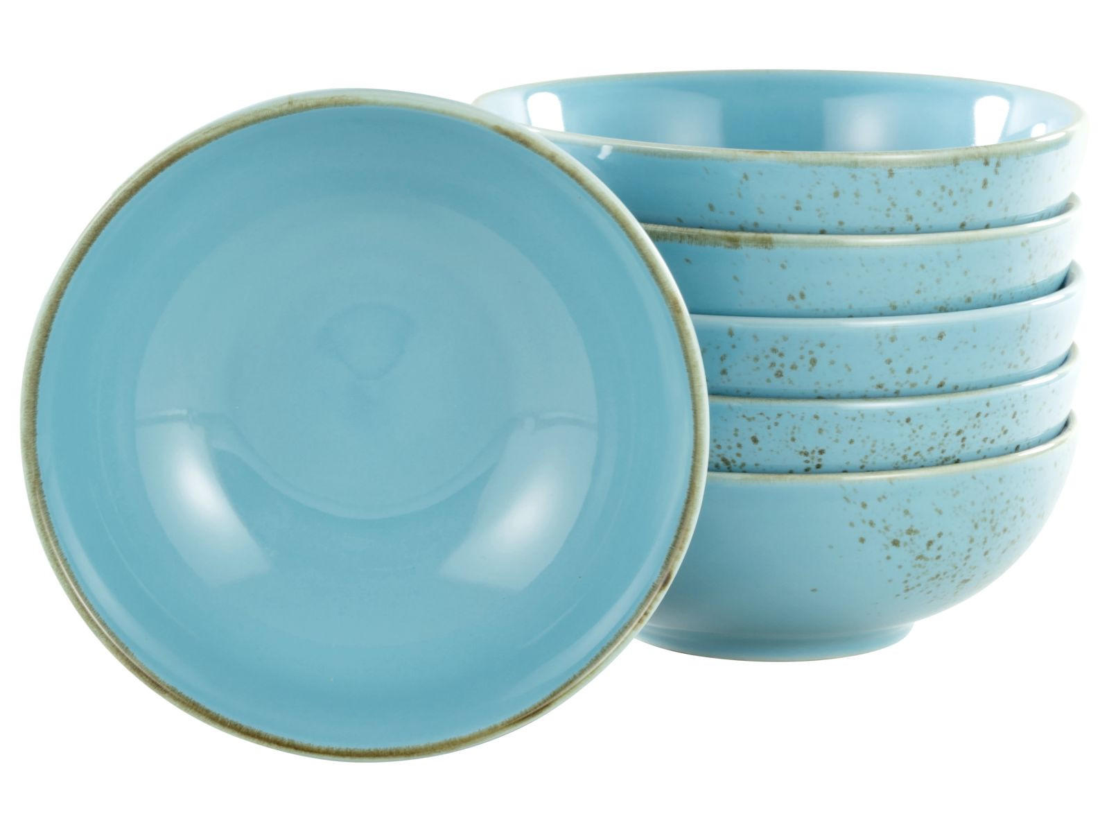 SCHÜSSELSET 6-teilig 16,5 cm  - Blau, Trend, Keramik (16,5cm) - Creatable