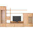 WOHNWAND in - Erlefarben/Schwarz, Natur, Glas/Holz (353,1/216/52cm) - Escando Natürlich Wo WOHNWAND in - Erlefarben/Schwarz, Natur, Glas/Holz (353,1/216/52cm) - Escando Natürlich Wo