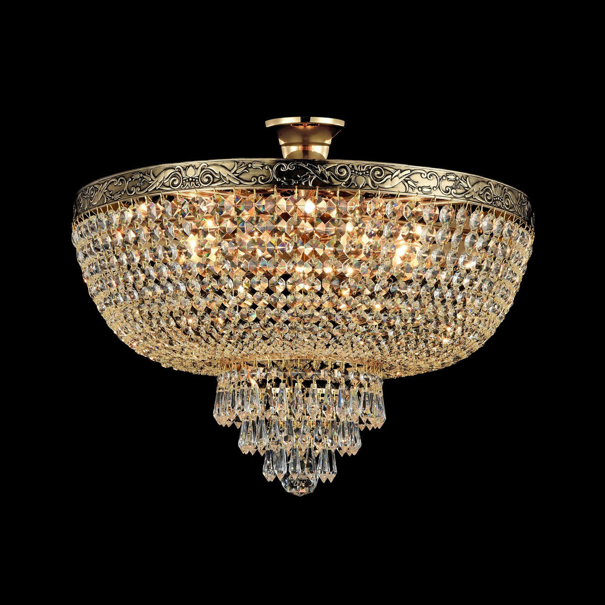 TAKKRONA Royal Classic 50/38 cm  - guldfärgad, Trend, metall (50/38cm) - MAYTONI