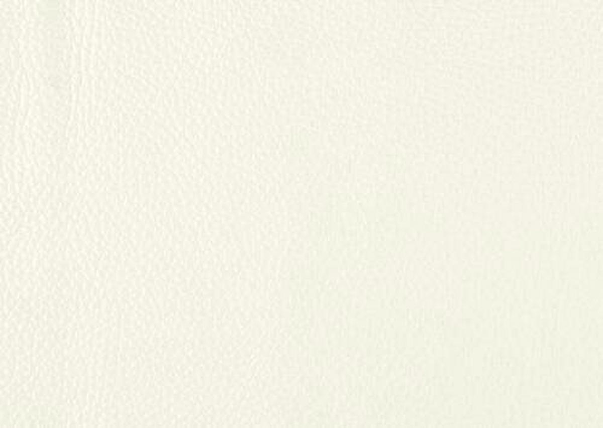 2,5-SITZER Echtleder Weiss  - Weiss/Schwarz, Design, Leder/Metall (200/102/92cm) - Johann Jakob