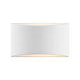 WANDLEUCHTE Alessia 20/8,5/12 cm  - Weiß, Basics, Stein (20/8,5/12cm) - Novel