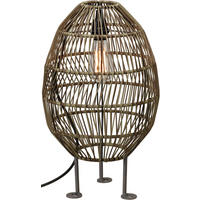 UTOMHUSLAMPA - svart, Natur, plast (50cm)