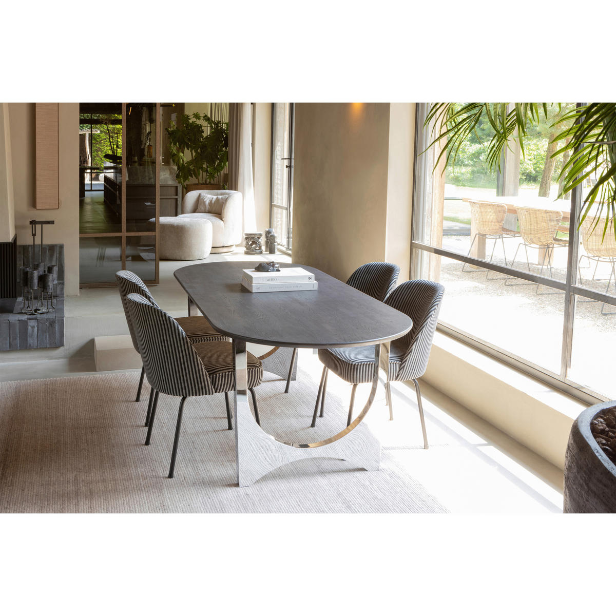 TISCHGESTELL in Metall   - Chromfarben, MODERN, Metall (79/72/10cm) - Livetastic