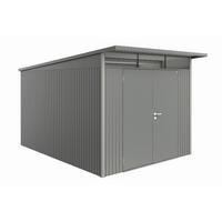 GERÄTEHAUS 260/222/380 cm  - Anthrazit, Basics, Metall (260/222/380cm) - Biohort
