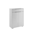 AKTENSCHRANK Anthrazit, Weiß  - Anthrazit/Weiß, MODERN, Glas/Holzwerkstoff (80,8/110,2/37,2cm) - Voleo