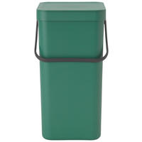 Avfallshink - grön, Basics, plast (22/40.1/27.9cm) - Brabantia