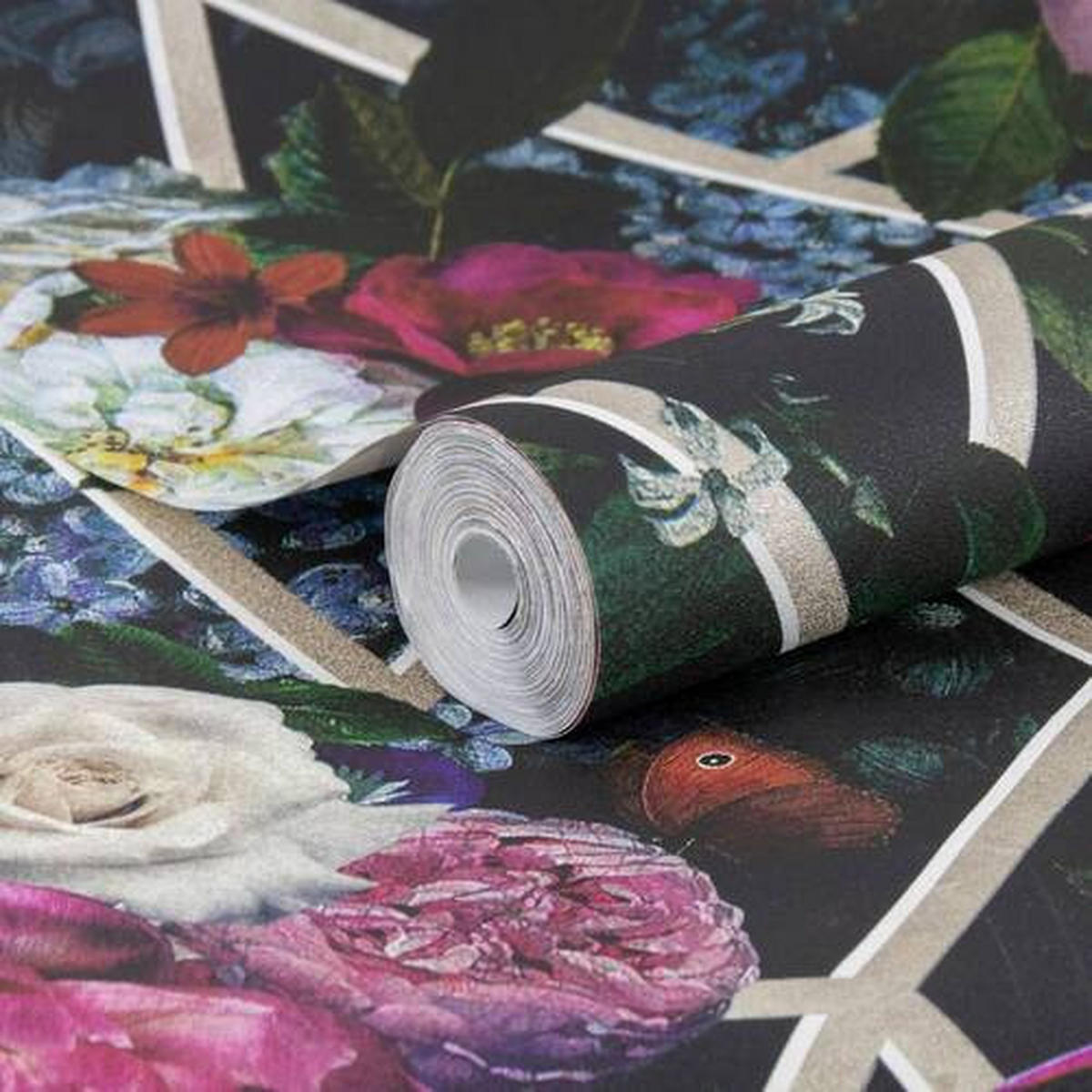 NON WOVEN-TAPET 52/1000 cm  - multicolor, Basics, papper/plast (52/1000cm)