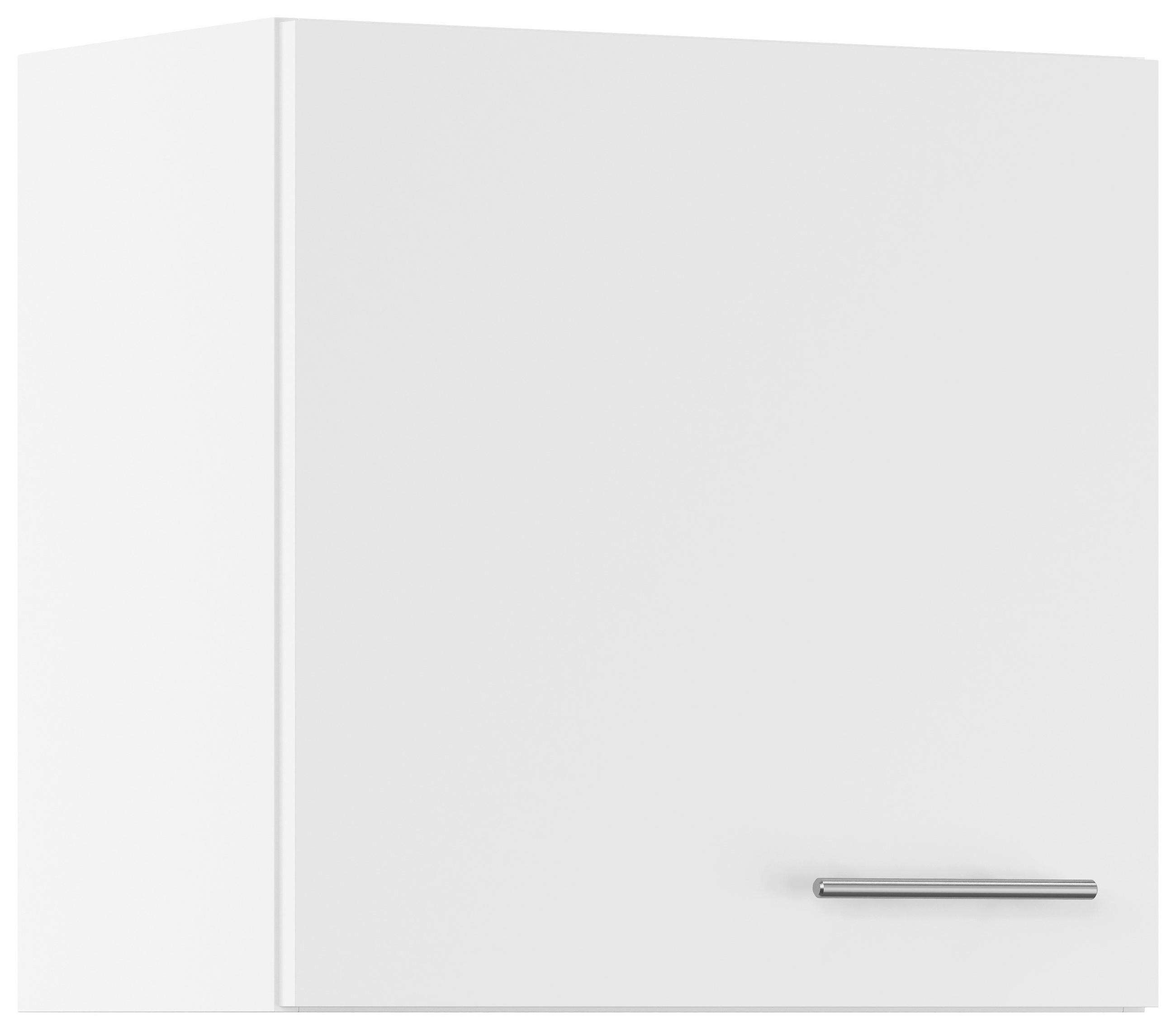 KÜCHENOBERSCHRANK 60/57,9/34,2 cm  in Weiß  - Edelstahlfarben/Weiß, Basics, Holzwerkstoff/Metall (60/57,9/34,2cm) - Impuls