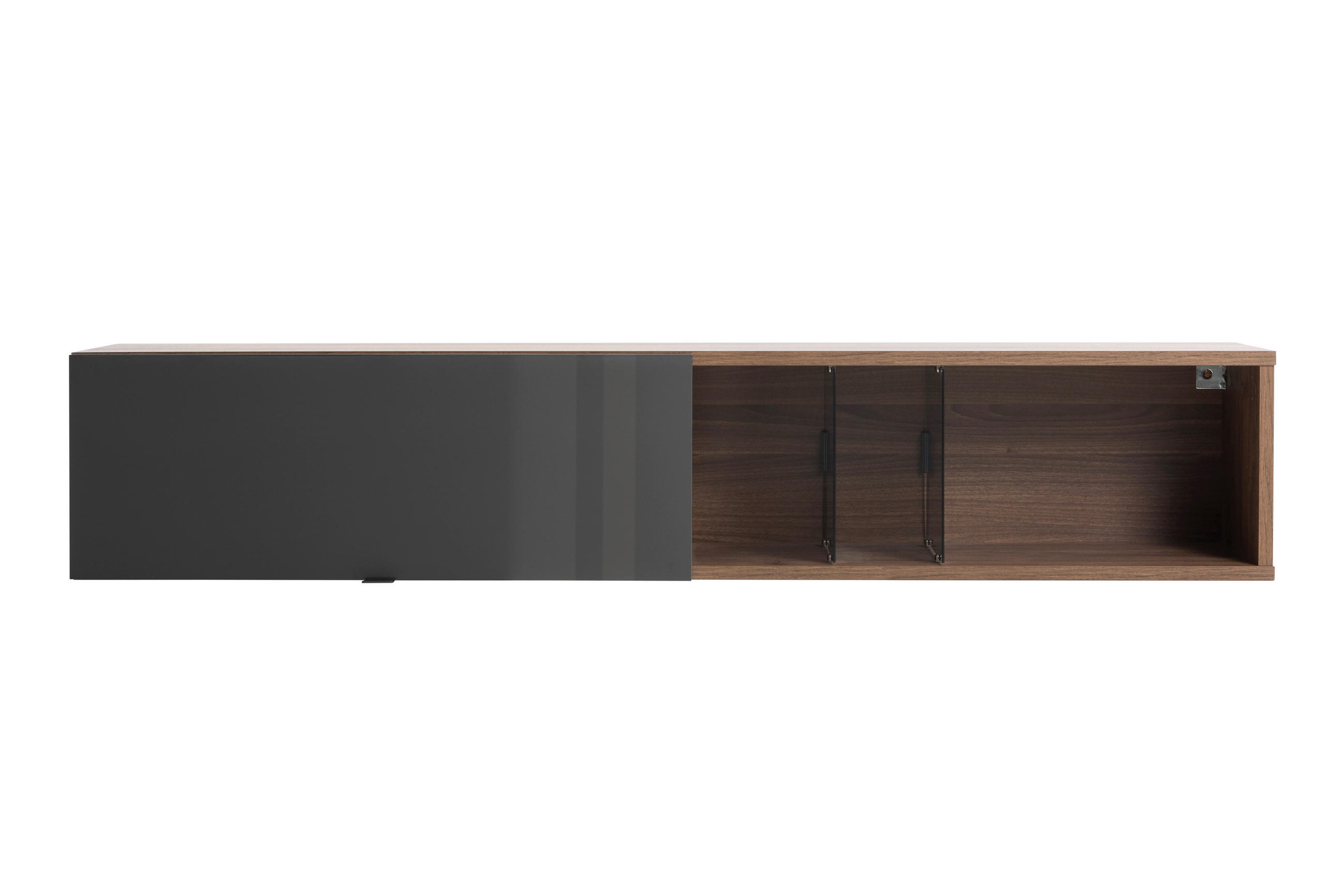 VISEČA VITRINA,  - Design, kovina/leseni material (178/31/33cm) - Carryhome