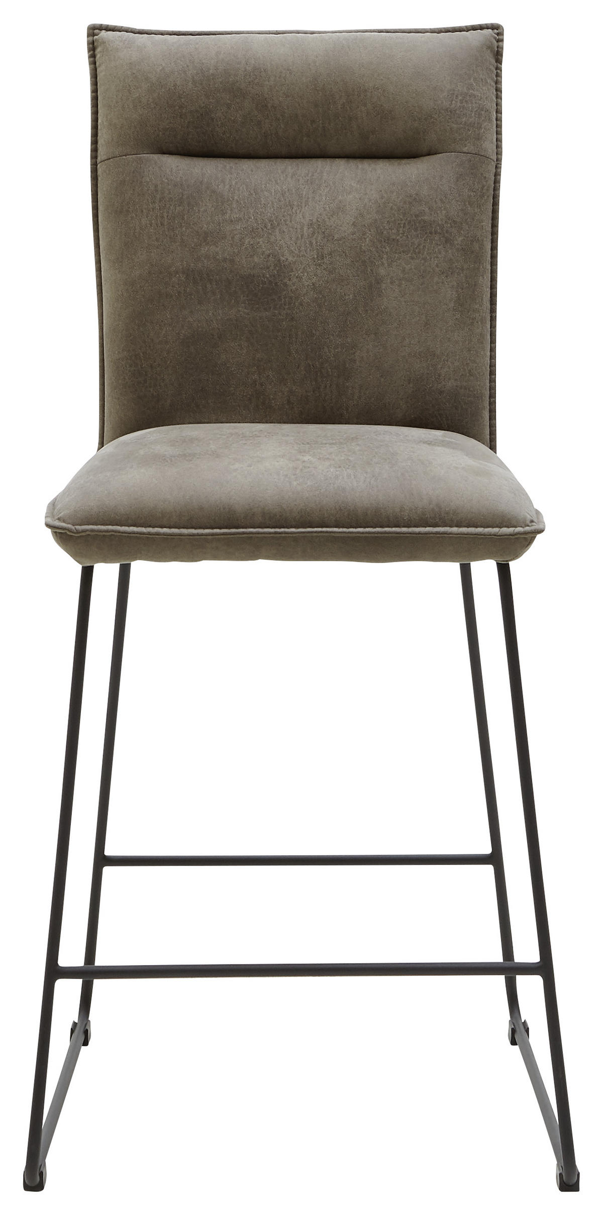 TRESENSTUHL in Schwarz, Hellbraun  - Hellbraun/Schwarz, Design, Textil/Metall (56/98/62cm) - Valnatura