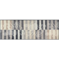 LÄUFER 60/180 cm Botanica Shadow Grau  - Grau, Design, Kunststoff/Textil (60/180cm) - wash+dry