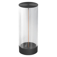 AKKU-TISCHLEUCHTE Decor Filament 9/24 cm   - Transparent/Dunkelgrau, Basics, Kunststoff (9/24cm) - Ledvance