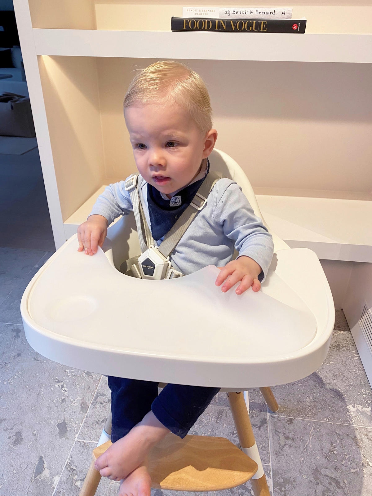 ESS- UND SPIELBRETT Evolu Tray 2022  - Weiß, Basics, Kunststoff (50/5/34cm) - Childhome