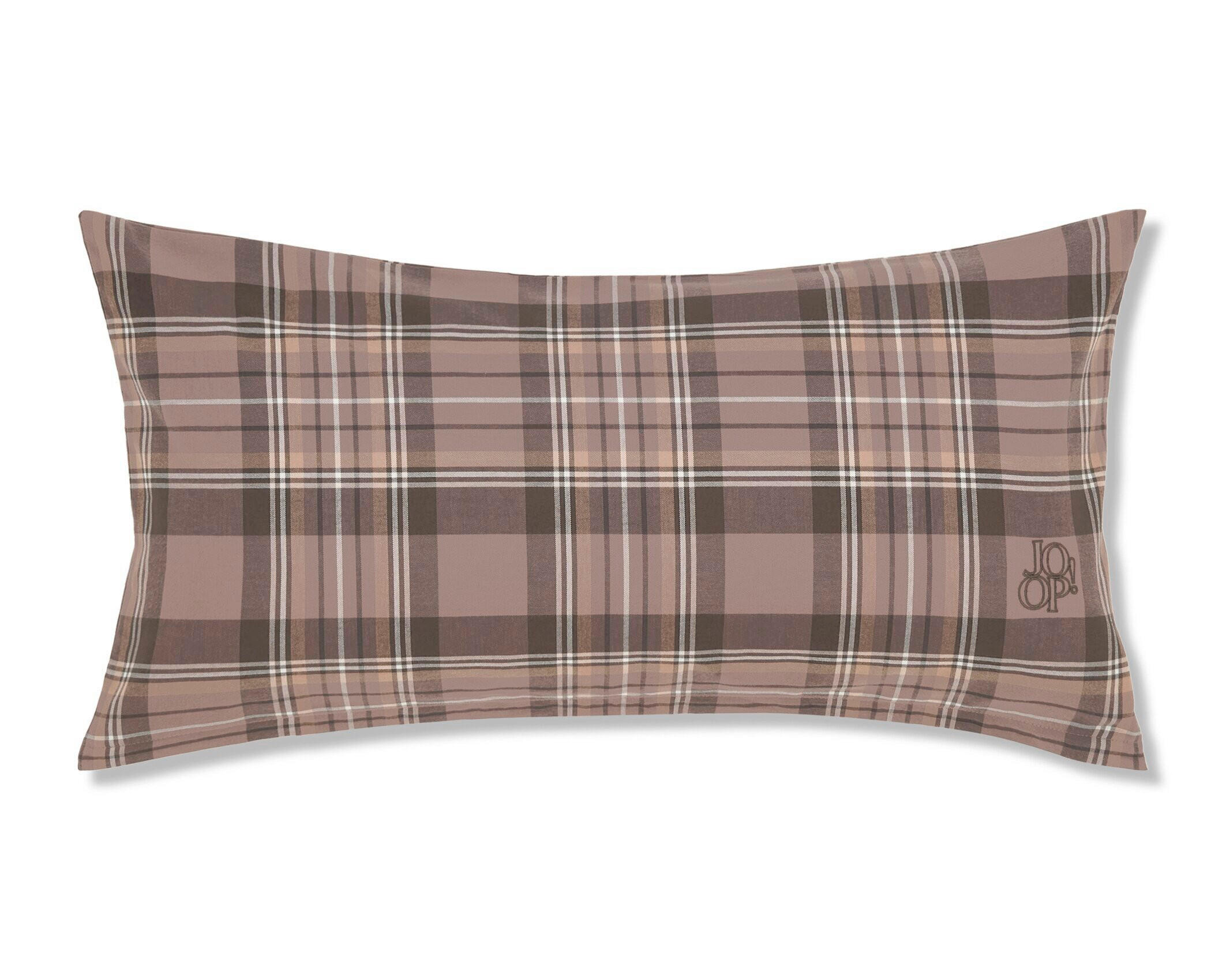 KOPFKISSENBEZUG Soft Frames 80/40 cm  - Braun, Design, Textil (80/40cm) - Joop!