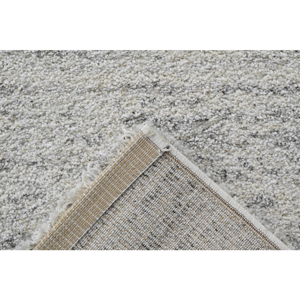 Thumbnail - Novel Webteppich Spring, Creme, Grau, Beige, Textil, Abstraktes, rechteckig, 120x170 cm, Oeko-Tex® Standard 100, für Fuß...