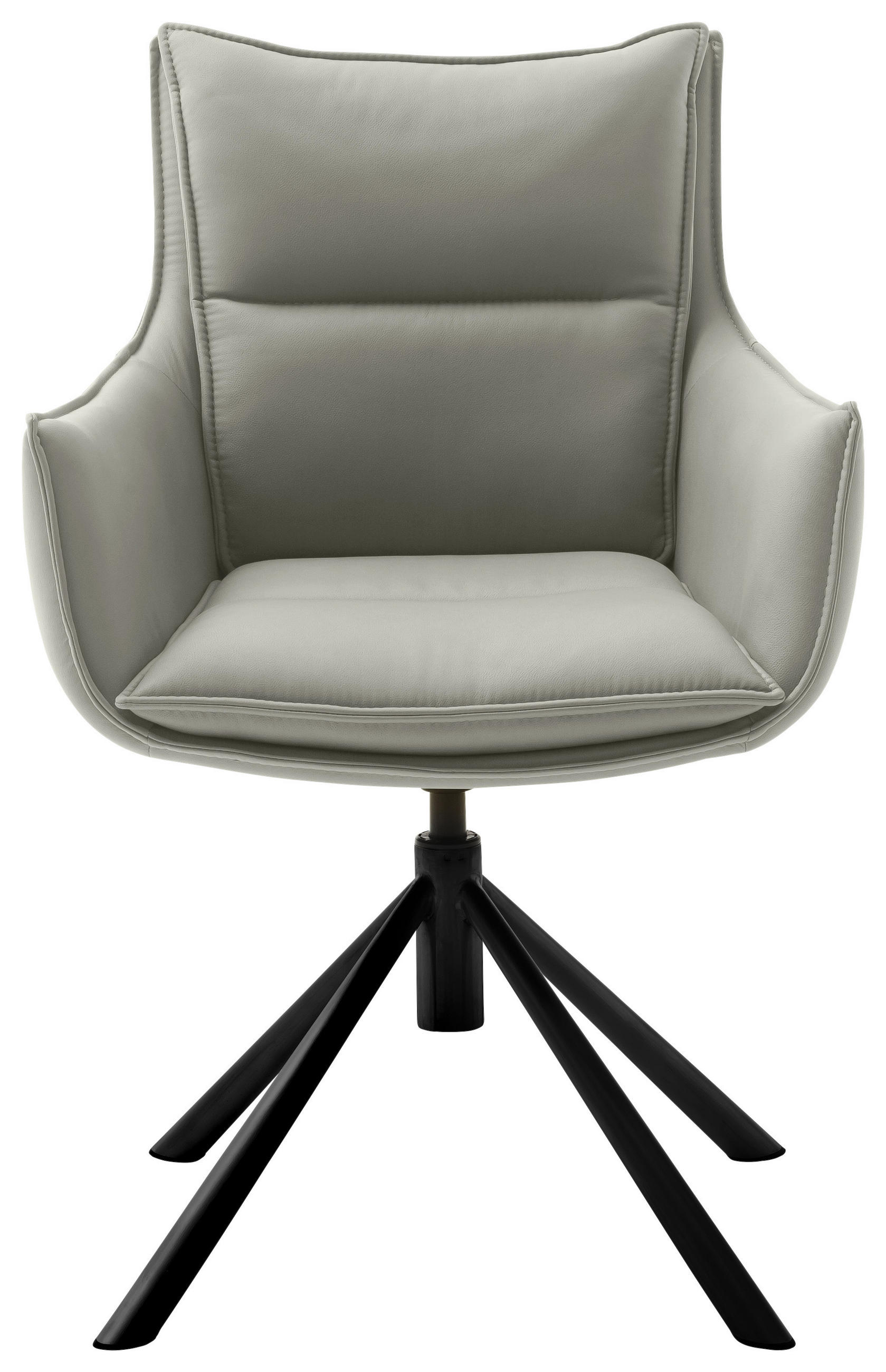 STOLICA SA RUKONASLONOM  crna, svetlosiva       - svetlosiva/crna, Dizajnerski, metal/tekstil (60/90/65cm) - Novel