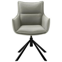 STOLICA SA RUKONASLONOM  crna, svetlosiva       - svetlosiva/crna, Dizajnerski, metal/tekstil (60/90/65cm) - Novel