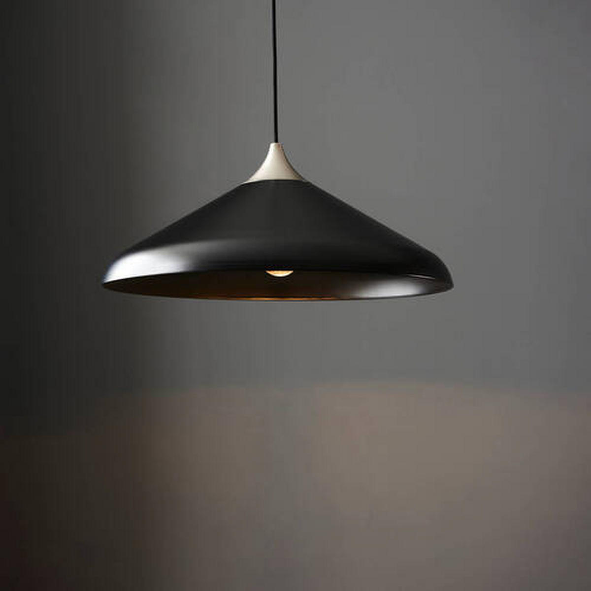 HÄNGELEUCHTE Endon Glo 50/176.5 cm   - Schwarz/Weiß, KONVENTIONELL, Metall (50/176.5cm) - ENDON