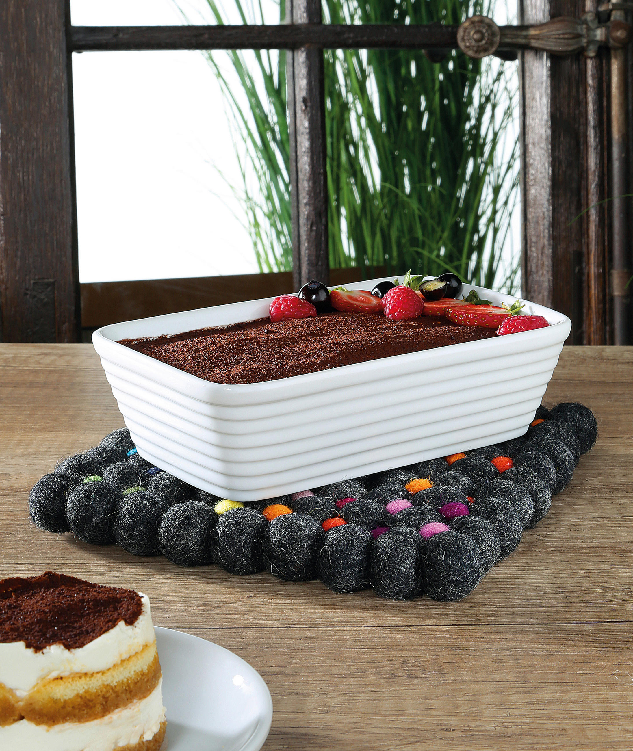 Thumbnail - Cilio Topfuntersetzer Lana, Mehrfarbig, Schwarz, Textil, rechteckig, 21x2.2x21 cm, Wohntextilien, Tischwäsche, Untersetz...