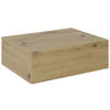 NACHTSCHRANK 50/16/40 cm  - Eiche Artisan, Design, Holzwerkstoff (50/16/40cm) - Hom`in