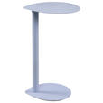 BEISTELLTISCH 34/32/53 cm Fly Hellblau Freiform  - Hellblau, Design, Metall (34/32/53cm) - Xora
