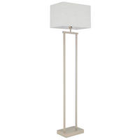 STOJEČA LED-SVETILKA  Sydney   3000 K   - naravne barve/peščene barve, Design, kovina/tekstil (40/27/153cm) - Globo