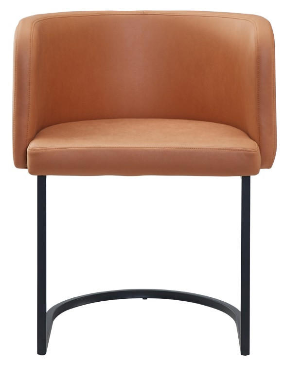 STOL stål  - brun/svart, Design, metall/plast (51/75/60cm) - Johann Jakob