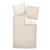 BETTWÄSCHE 240/220 cm GENTANO Makosatin  - Beige/Weiß, Design, Textil (240/220cm) - Janine