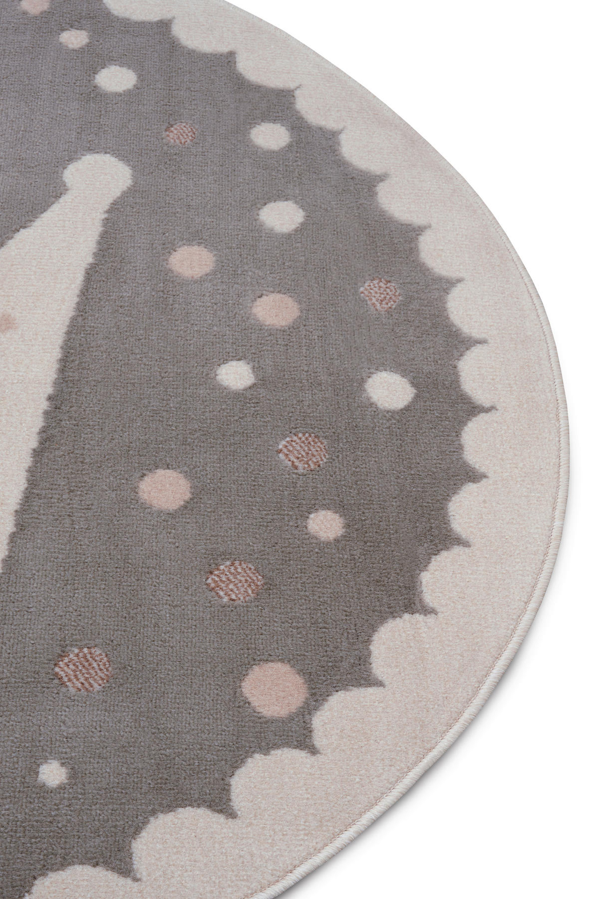 KINDERTEPPICH 100 cm Adventures  - Creme/Grau, Design, Kunststoff/Textil (100cm)