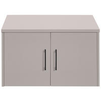 SZEKRÉNYRÁTÉT  - kasmírszínű/fekete, Basics, faalapú anyag/fém (72/43/54cm) - Xora