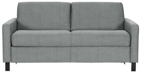 SCHLAFSOFA  in Webstoff Grau  - Schwarz/Grau, Design, Holz/Textil (184/92/102cm) - Venda