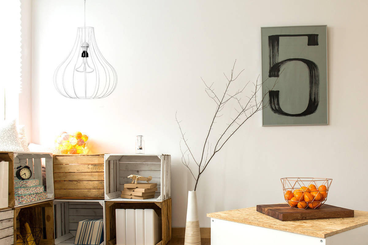 HÄNGELEUCHTE  47/50/47 cm   - Weiss, Trend, Metall (47/50/47cm) - Kayoom