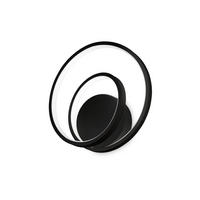 LED-WANDLEUCHTE 29/30/8 cm   - Schwarz, Design, Kunststoff/Metall (29/30/8cm) - Ideal Lux