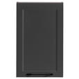HÄNGESCHRANK 40/64/20 cm - Schwarz/Graphitfarben, KONVENTIONELL, Holzwerkstoff/Metall (40/64/20cm) - Xora