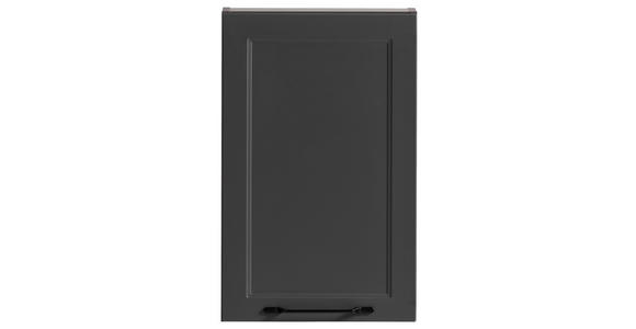 HÄNGESCHRANK 40/64/20 cm - Schwarz/Graphitfarben, KONVENTIONELL, Holzwerkstoff/Metall (40/64/20cm) - Xora