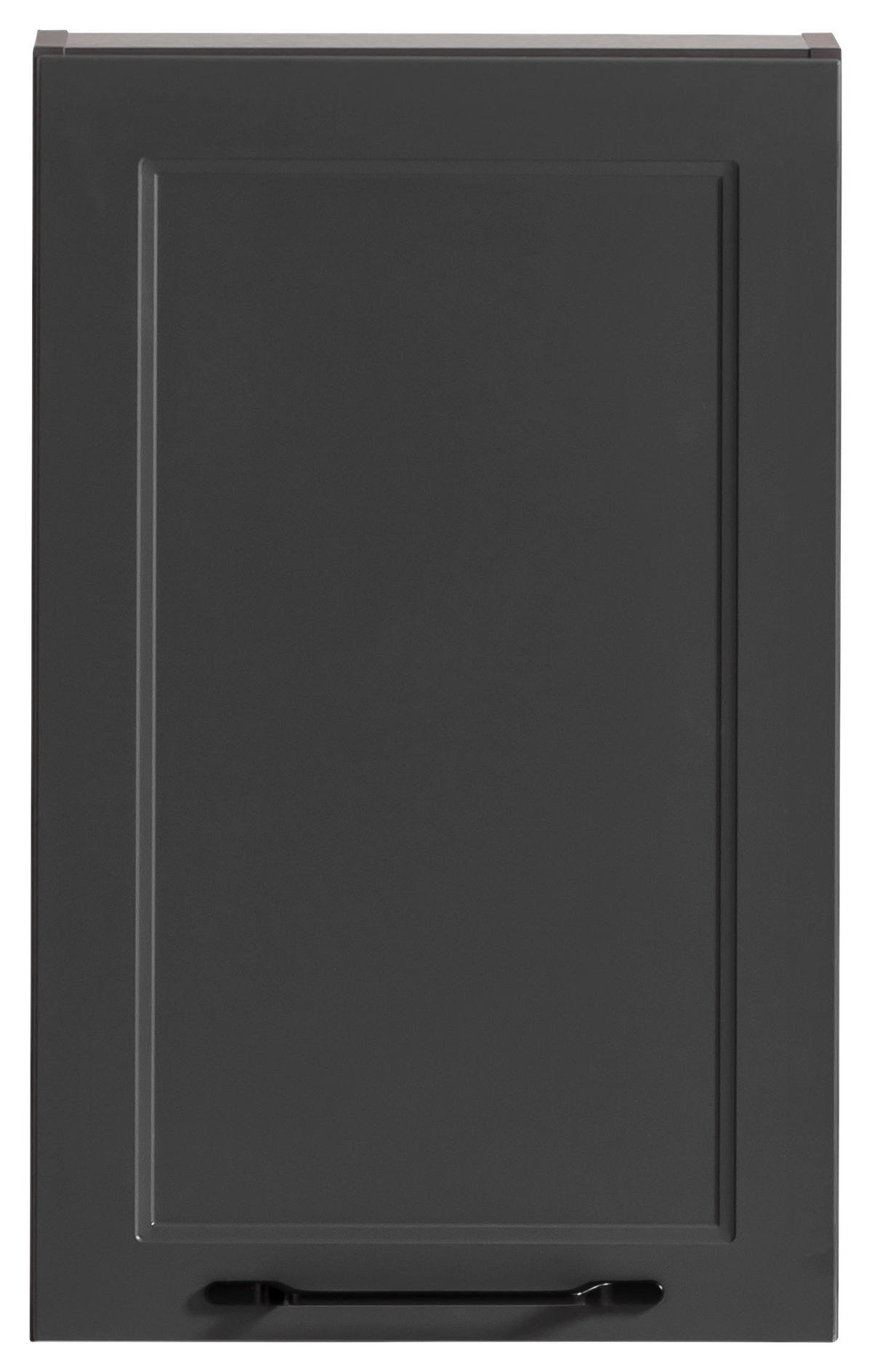 HÄNGESCHRANK 40/64/20 cm  - Schwarz/Graphitfarben, KONVENTIONELL, Holzwerkstoff/Metall (40/64/20cm) - Xora