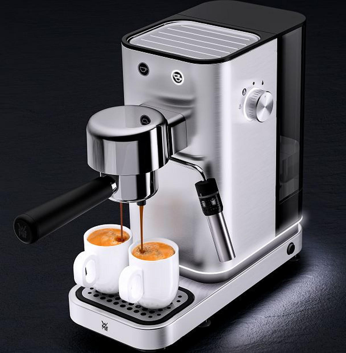 KAFFEEVOLLAUTOMAT LUMERO  - Edelstahlfarben, Basics, Metall (36,2/35,1/17,2cm) - WMF