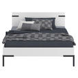 BETT 140/200 cm  in Weiß  - Schwarz/Weiß, Design, Holzwerkstoff/Metall (140/200cm) - Xora