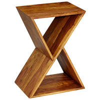 BEISTELLTISCH 43/30/60 cm Sheesham massiv Sheeshamfarben rechteckig  - Sheeshamfarben, KONVENTIONELL, Holz (43/30/60cm) - MID.YOU