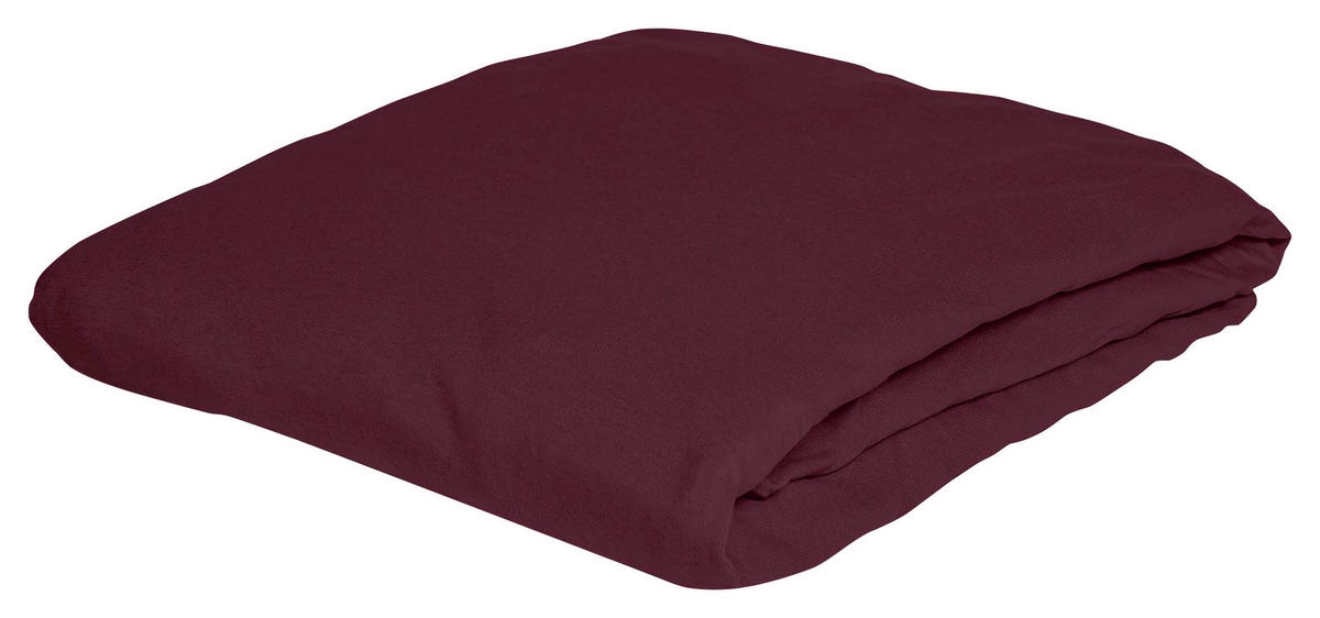 SPANNBETTTUCH Jersey  - Beere, KONVENTIONELL, Textil (100/200cm) - Bierbaum