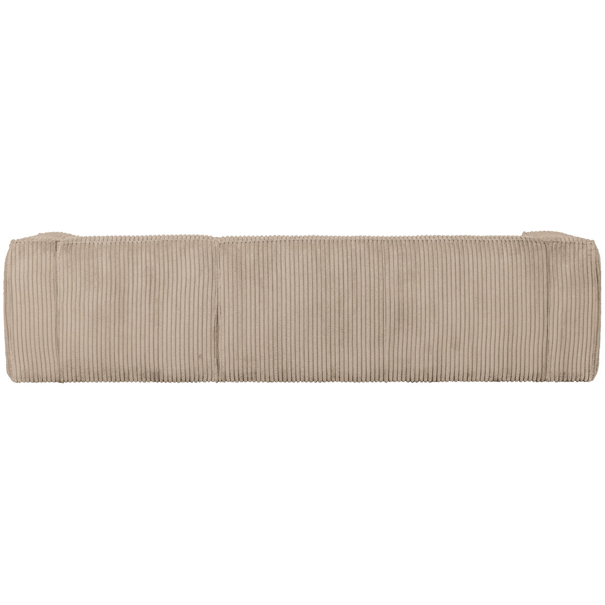 ECKSOFA Bean Sandfarben gerippt  - Sandfarben/Schwarz, Design, Kunststoff/Textil (305/175cm) - Livetastic