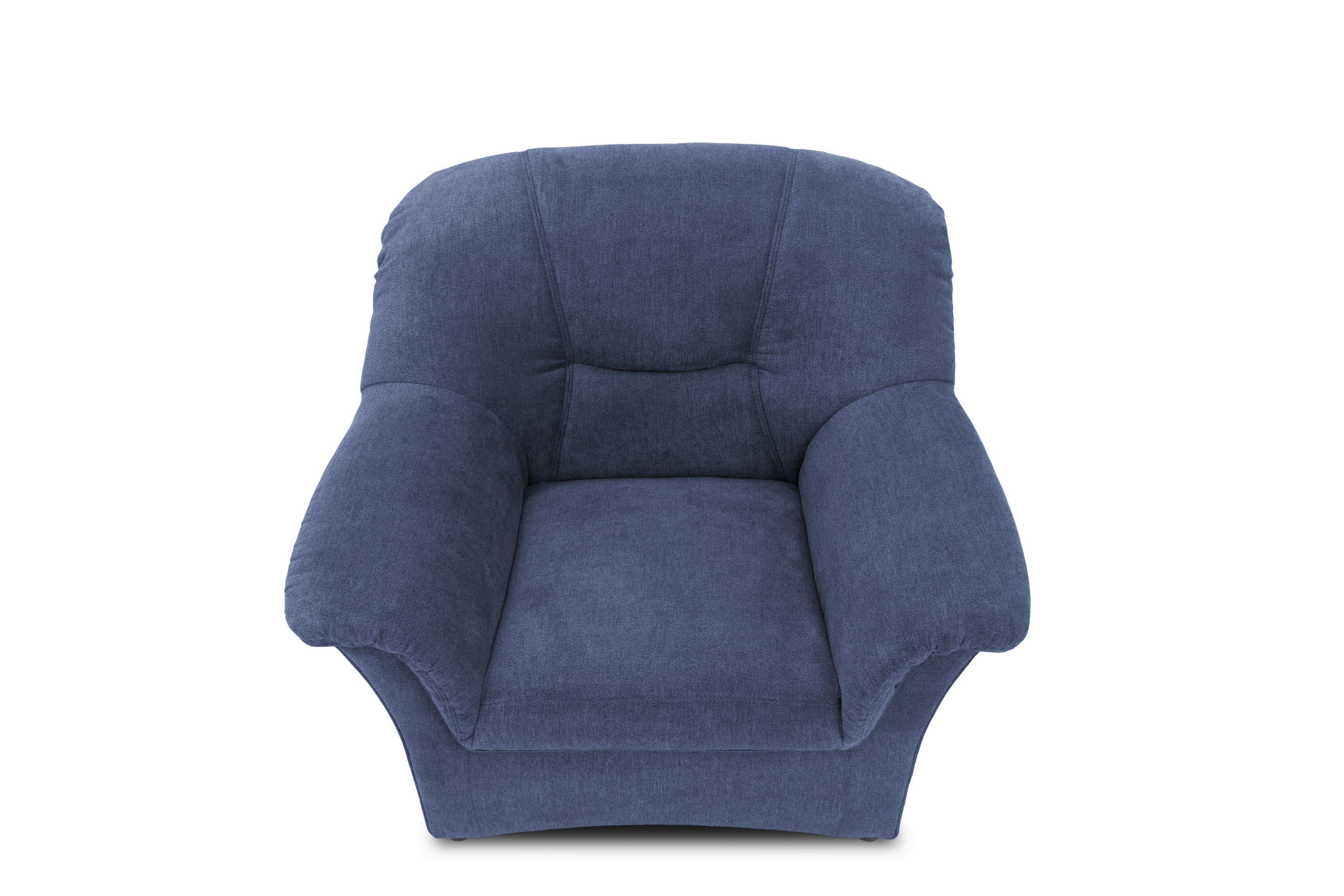 SESSEL Mikrofaser Dunkelblau    - Schwarz/Dunkelblau, KONVENTIONELL, Kunststoff/Textil (102/83/81cm) - MID.YOU